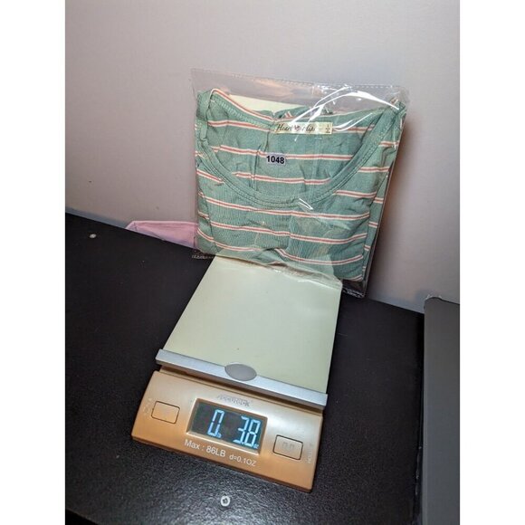 HEART & HIPS Bodysuit Striped Light Green Women's Size Large - Picture 12 of 12